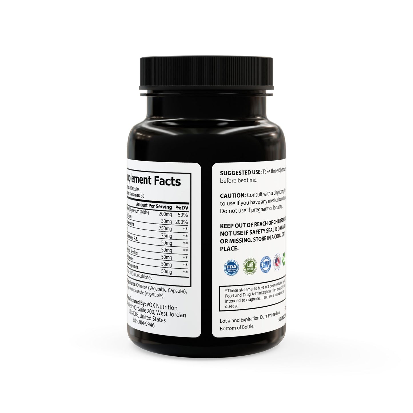PURECRAFT Magnesium Zinc Supplement (90 Capsules)